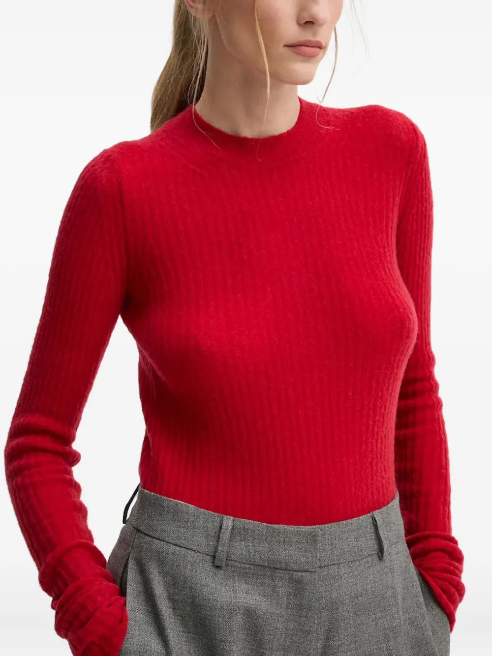 Herskind Round-neck Sweater In Red