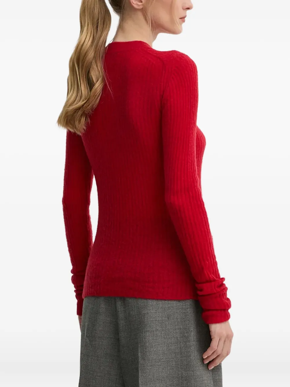 Herskind Round-neck Sweater In Red
