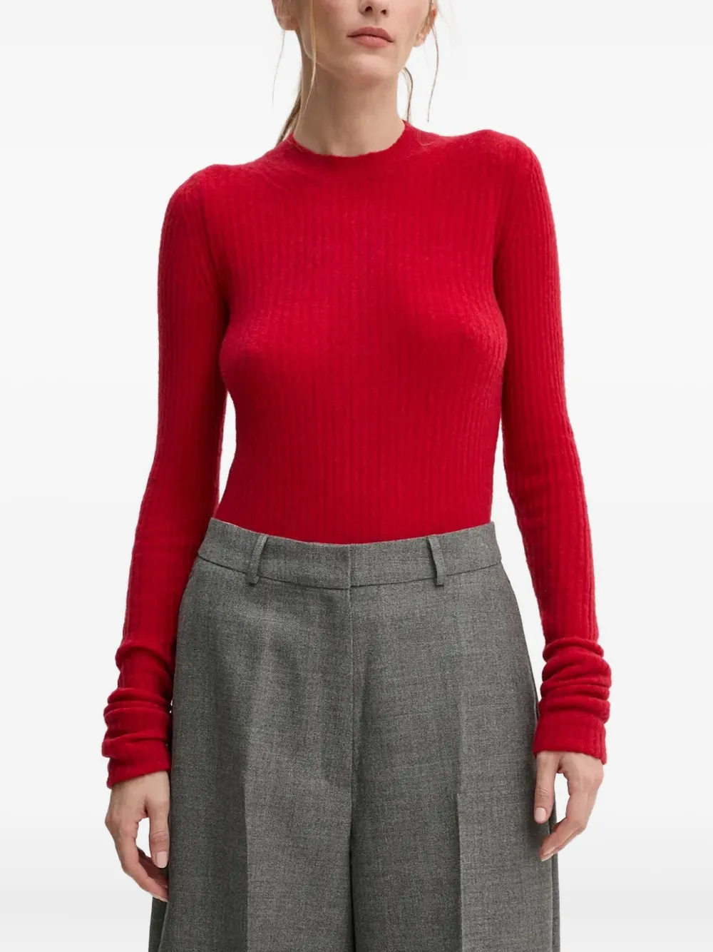 HERSKIND suéter con cuello redondo | rojo | Image 1