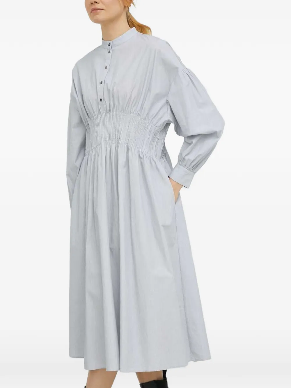 HERSKIND striped midi dress - Blu