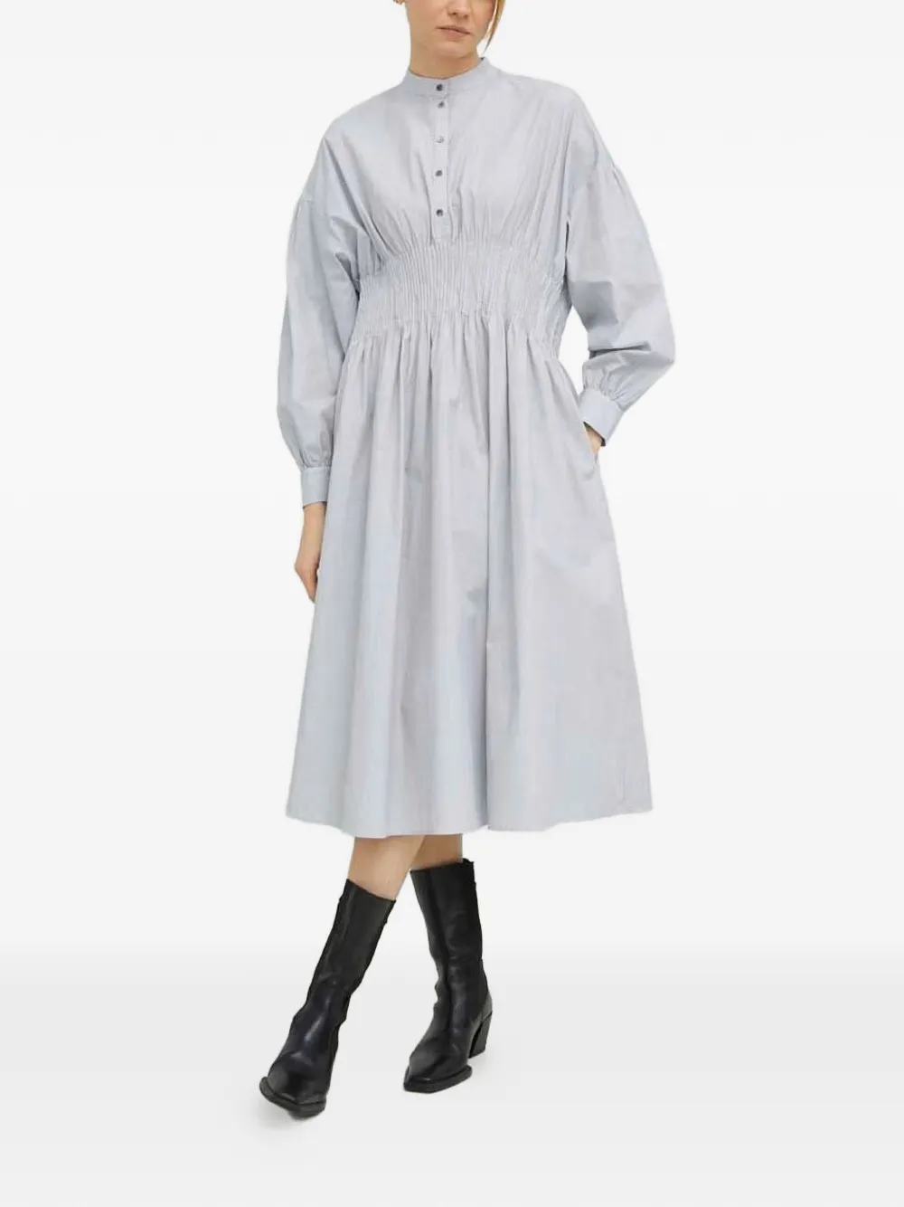  Herskind Striped Midi Dress - Blue 