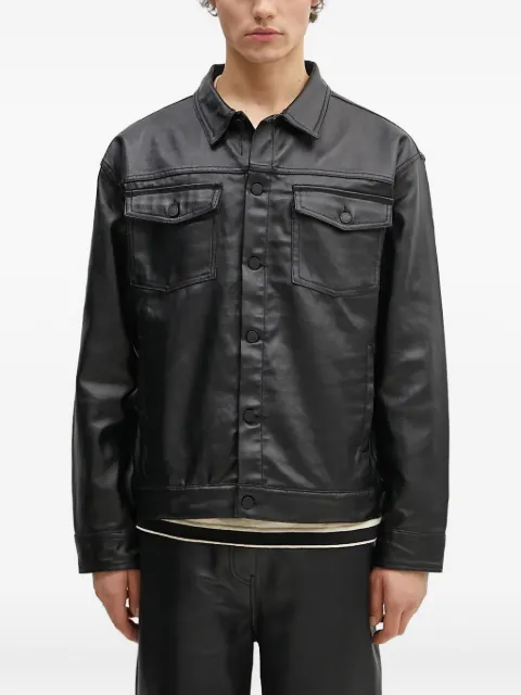 Pleasures button-fastening flap-pocket shirt jacket