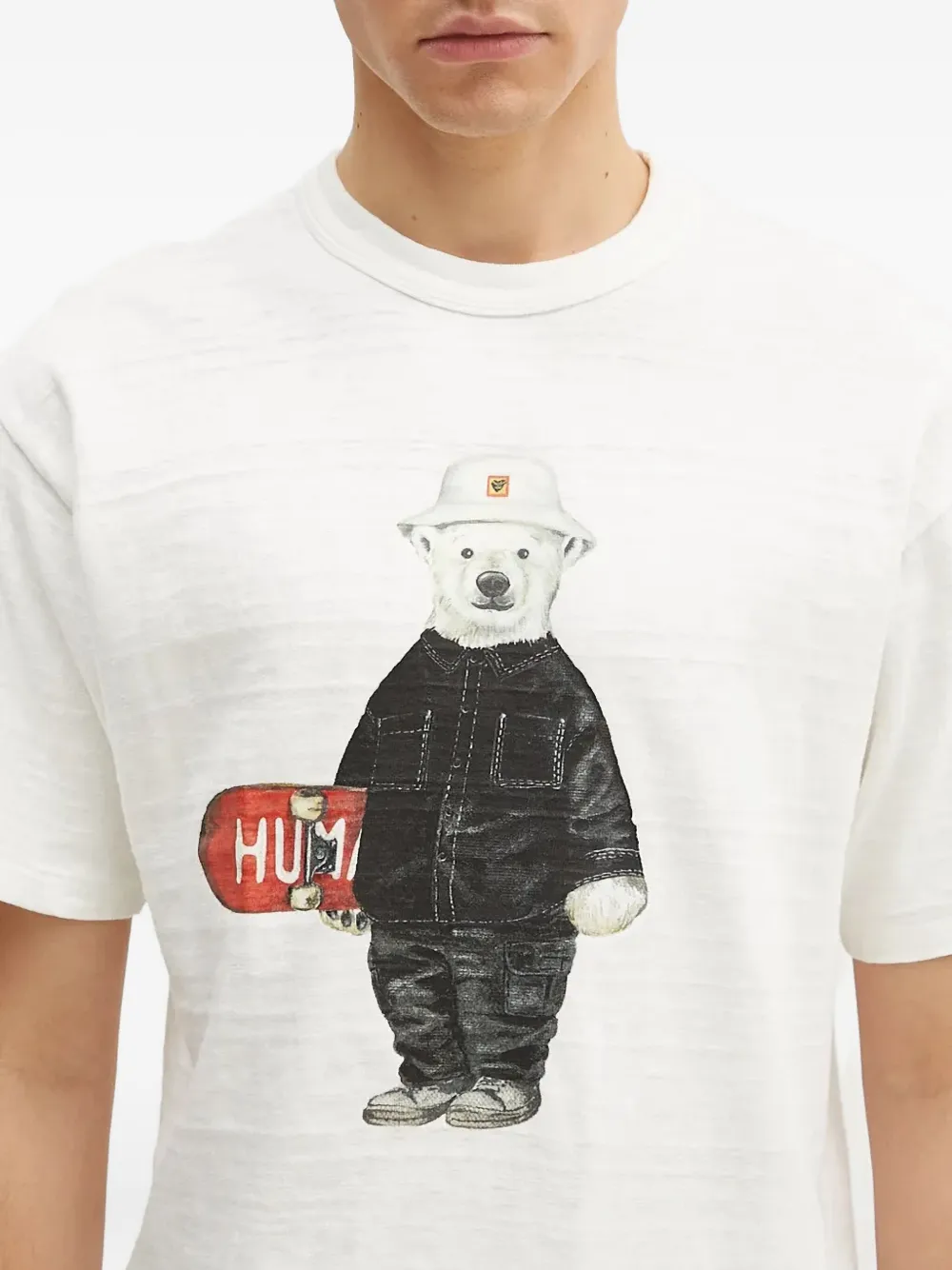 Human Made T-shirt met grafische print Wit