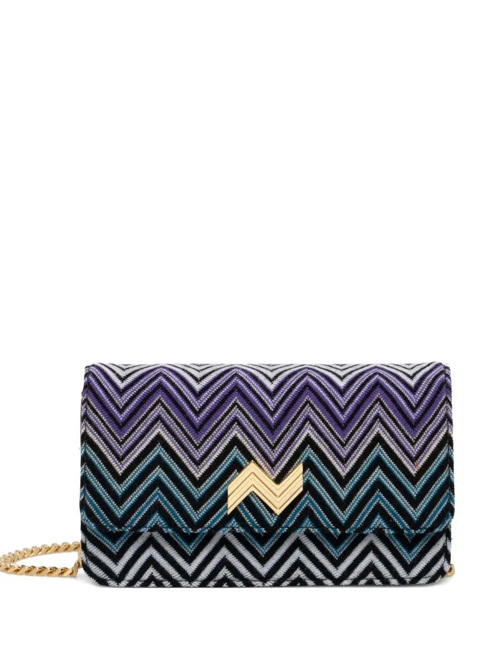 Missoni Zigzag schoudertas Paars