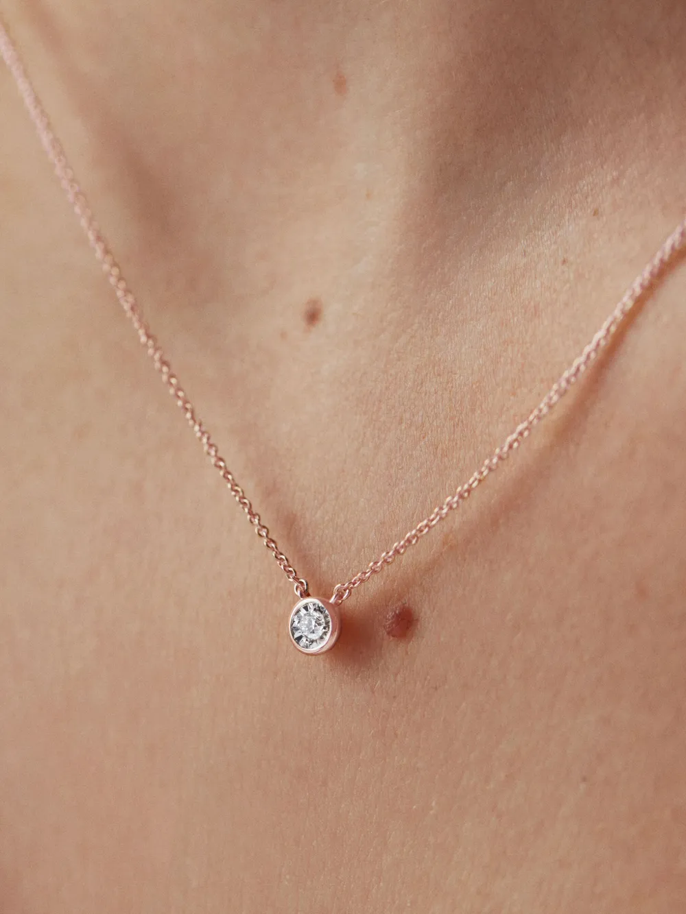 Monica Vinader Essentials Necklace In Pink