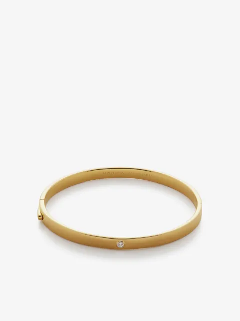 Monica Vinader diamond bangle bracelet