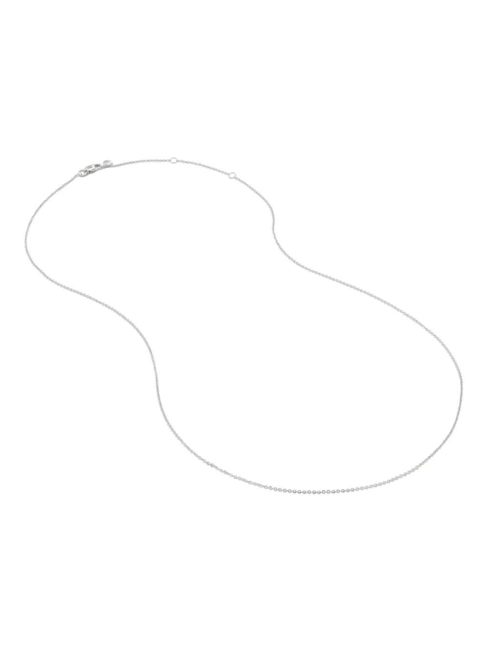 14kt white gold Super Fine chain necklace