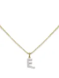 Monica Vinader 14kt yellow gold E diamond necklace