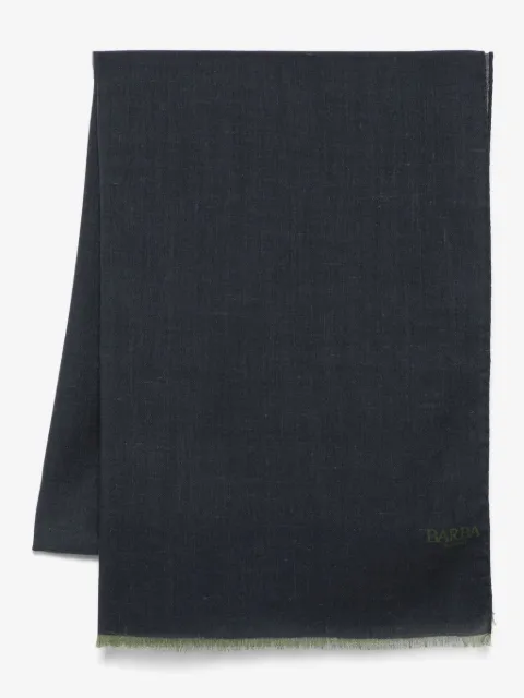 Barba frayed scarf 