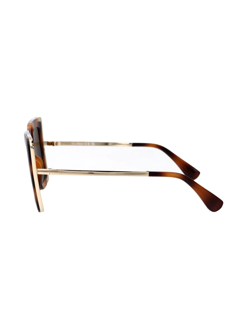 Max Mara Eyewear Zonnebril met vlinder montuur Bruin