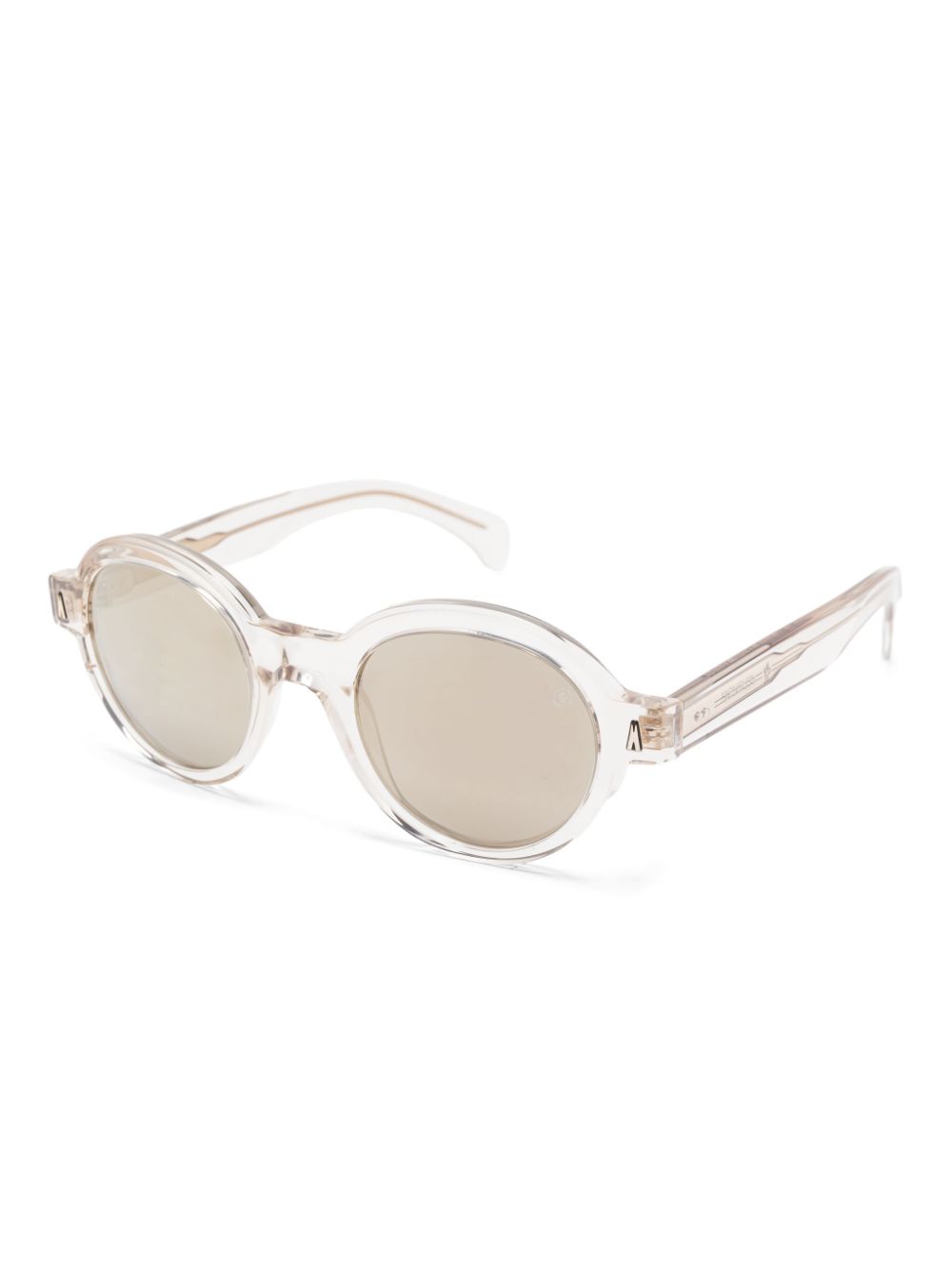 Moncler Eyewear Zonnebril met rond montuur - Wit