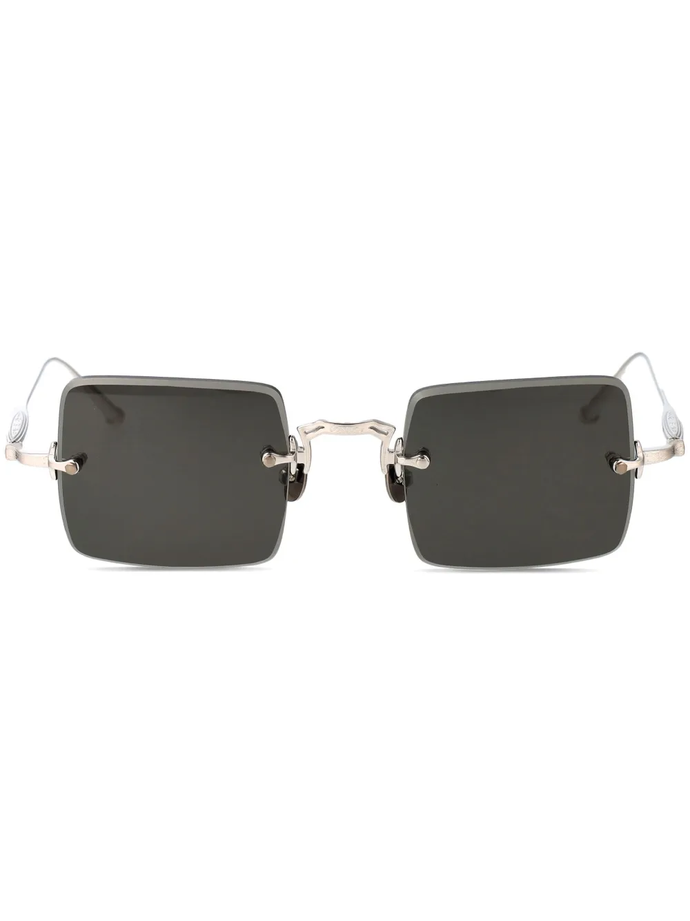 Matsuda lentes de sol con armazón rectangular | plateado | Image 1