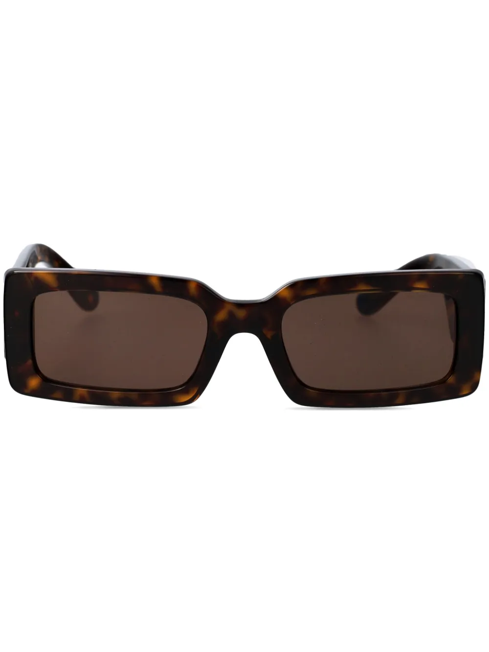 Dolce & Gabbana Eyewear Zonnebril met rechthoekig montuur Bruin