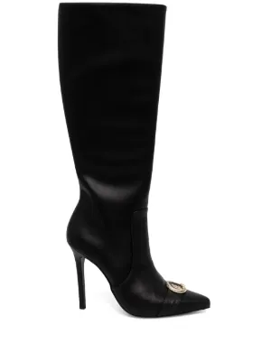ショートブーツ・ブーティ JUST CAVALLI Woman Flat ankle boots Black 77RA3S65ZS983 899 Just Cavalli Outlet: Flat ankle boots woman - Black | Just