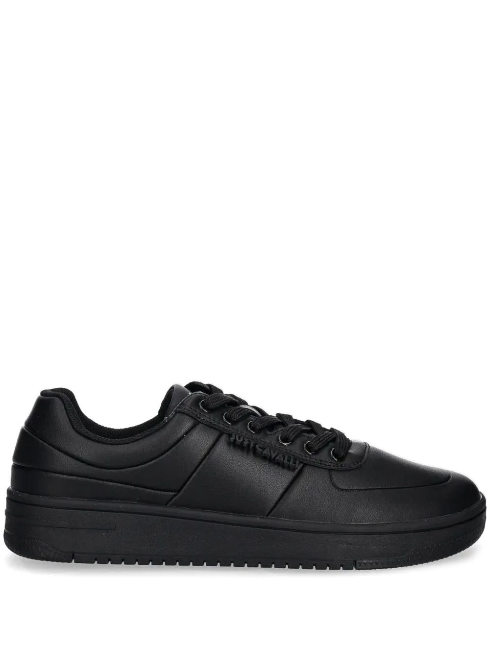 Just Cavalli leather sneakers Black