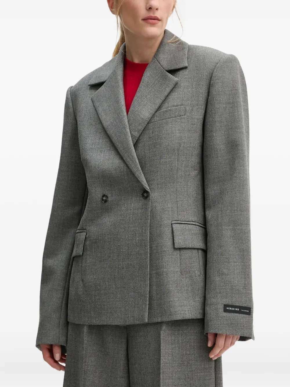 HERSKIND blazer con doble botonadura | gris | Image 1