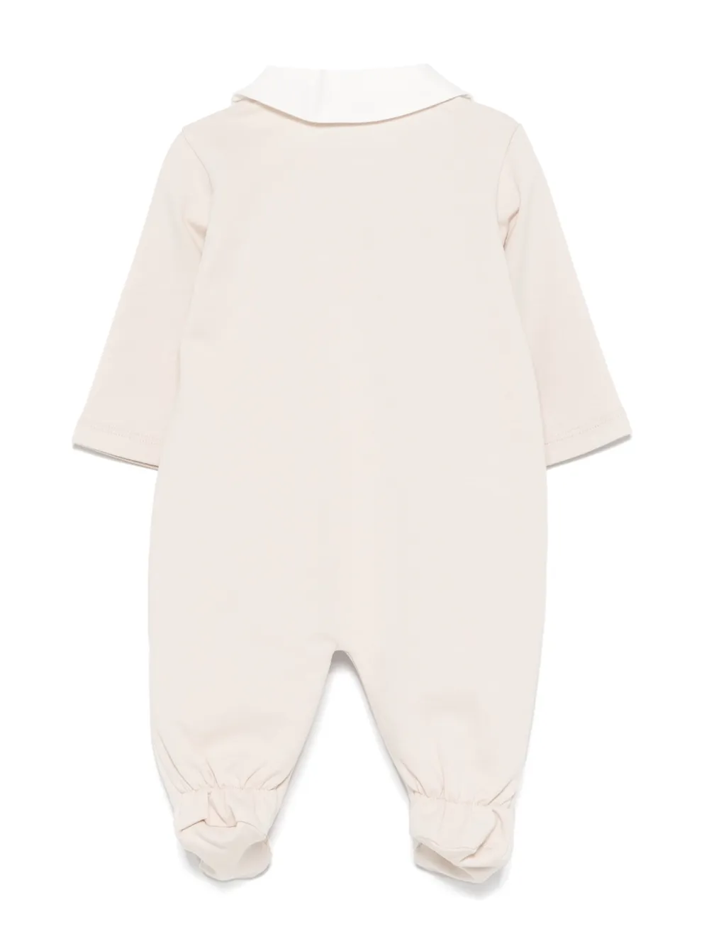 Fendi Kids Romper muts en slabbetje Beige