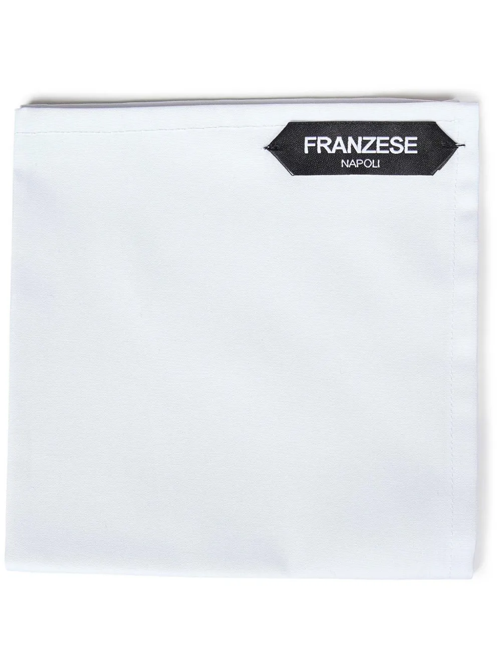 FRANZESE COLLECTION logo-patch square pocket | White | Image 1