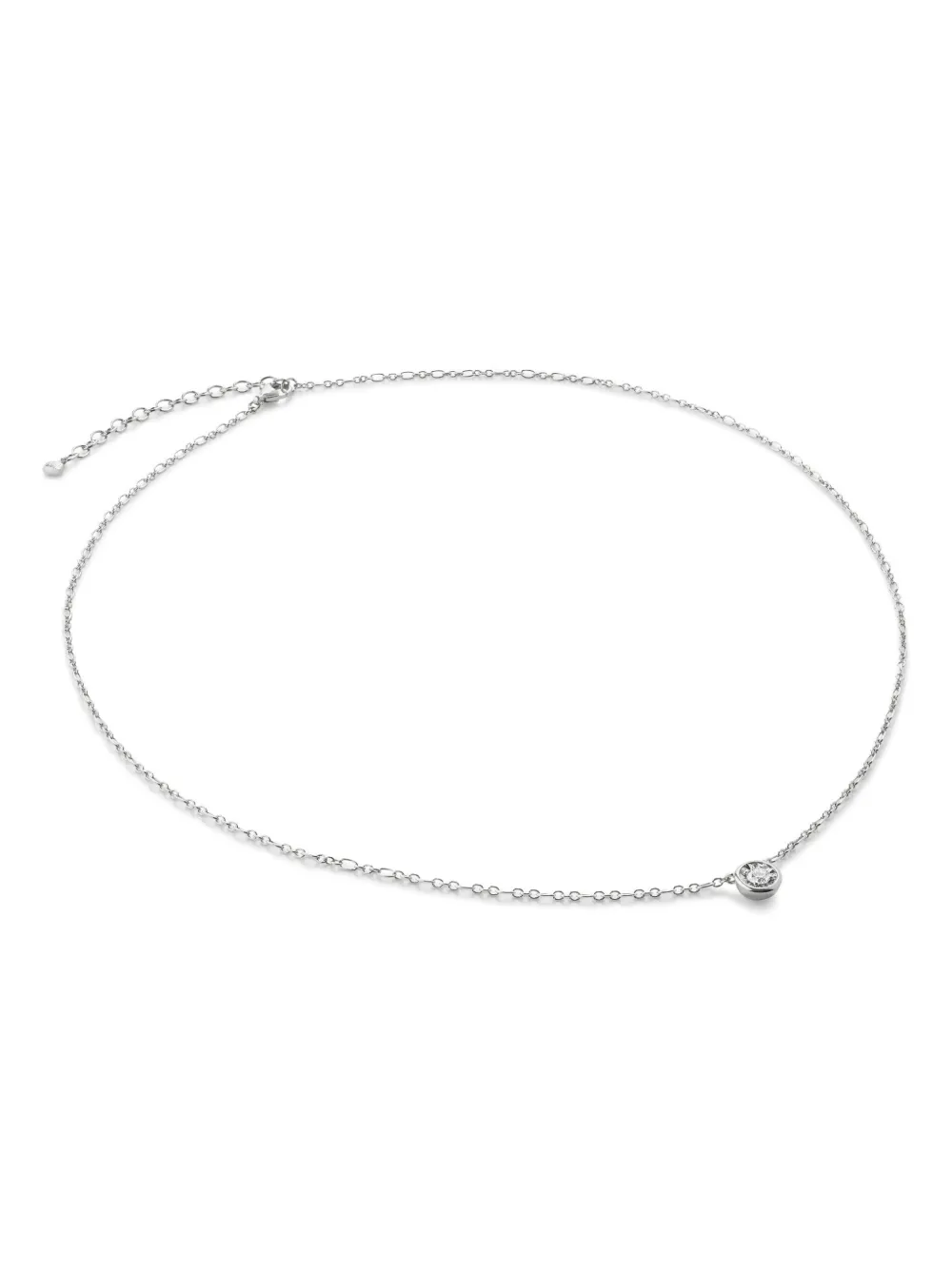 Monica Vinader large Essentials necklace - Argento