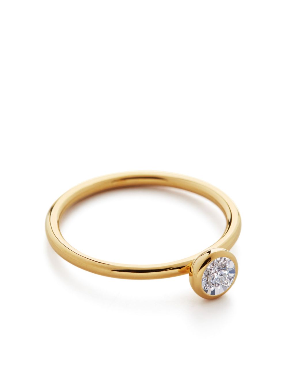 Monica Vinader Solitaire ring - Gold