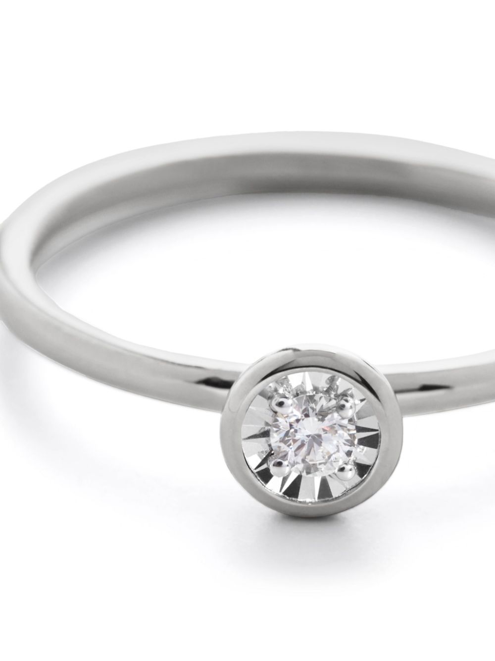 Monica Vinader Solitaire ring - Zilver