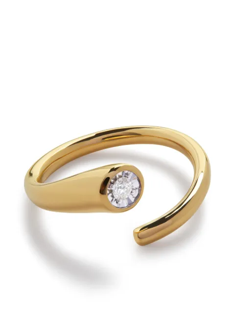 Monica Vinader Solitaire wrap ring