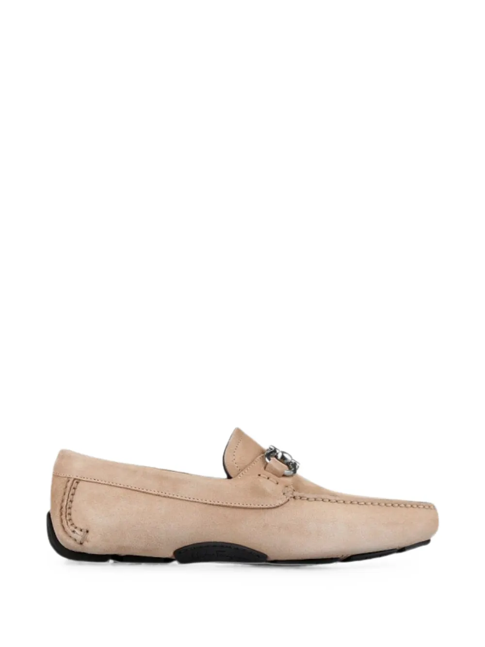 Ferragamo Parigi Eco suede driving loafers - Toni neutri