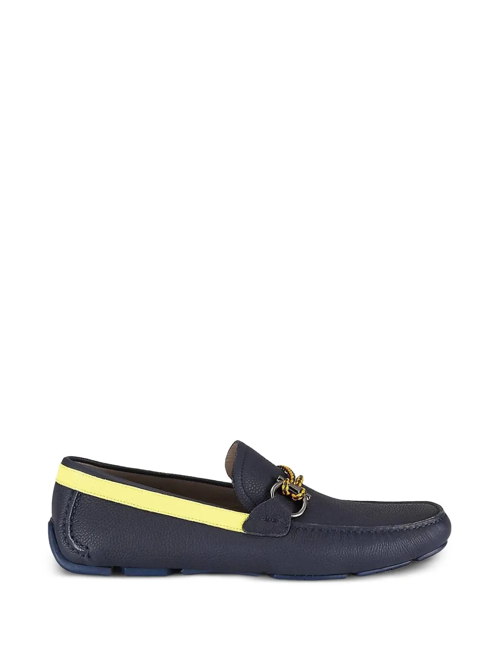 Ferragamo round-toe loafers - Blu