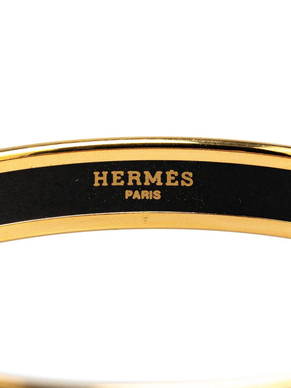 Hermes 20th Century Narrow Enamel Cloisonne Bangle 65 costume bracelet Women