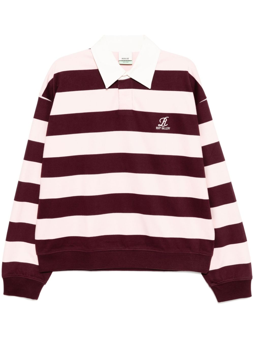 AGOLDE rugby polo shirt - Pink