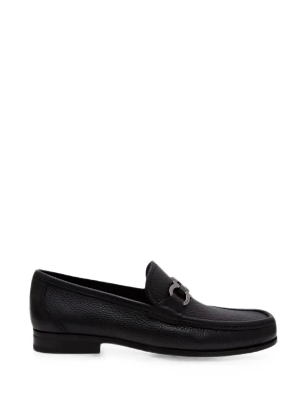 Ferragamo Grandioso Gancini-plaque loafers - Schwarz