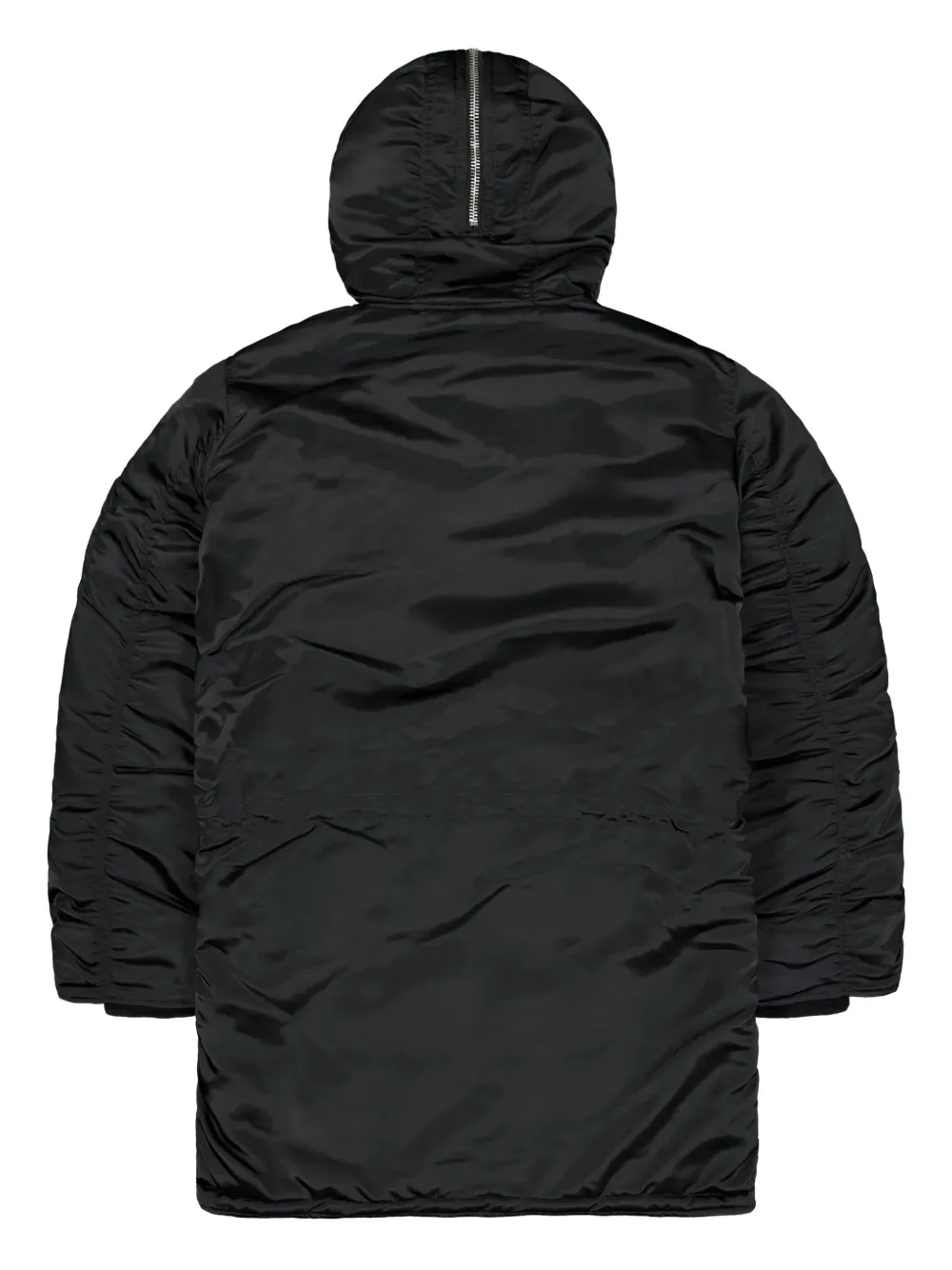 Alpha Industries Gewatteerde jas met capuchon Zwart