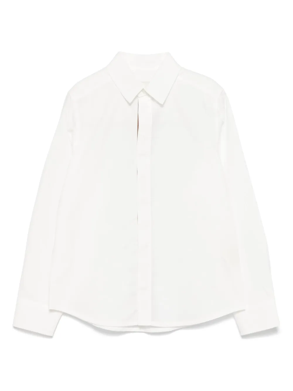 Fendi Kids Popeline shirt Wit