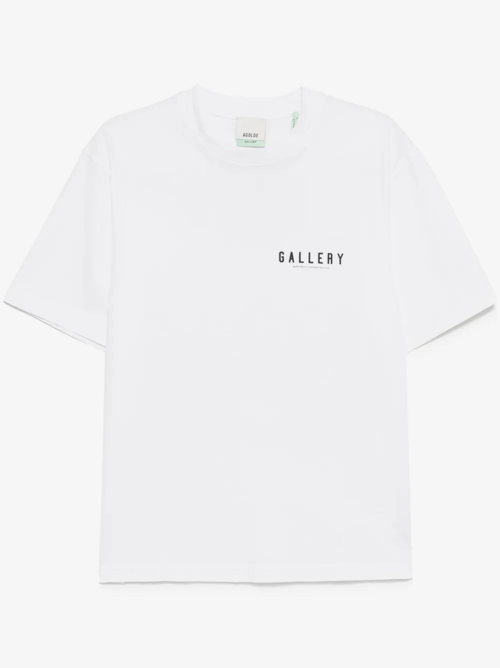 AGOLDE playera con logo estampado | blanco | Image 1