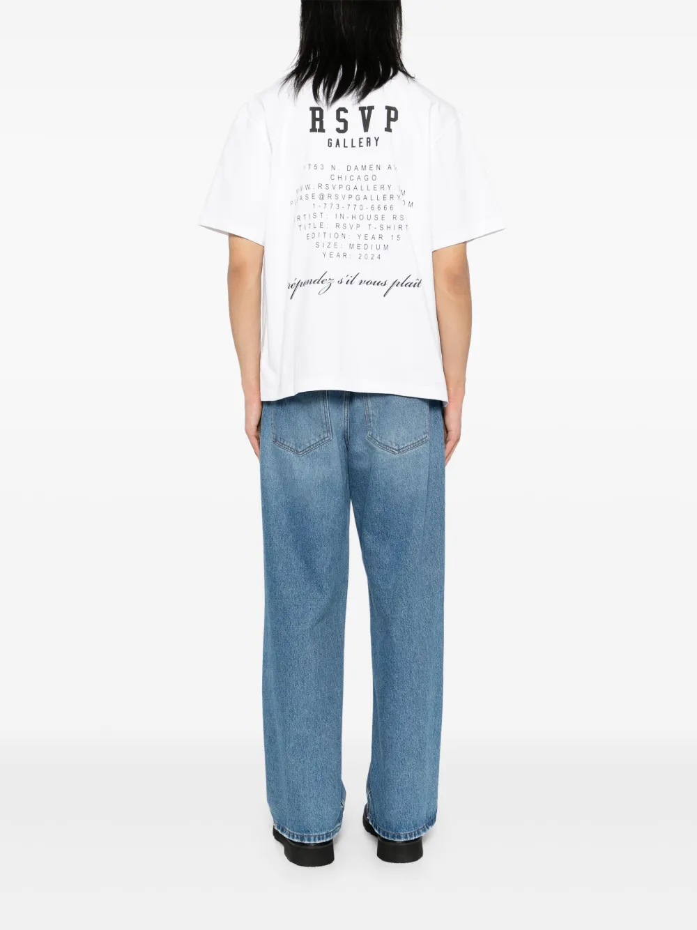 AGOLDE T-shirt met logoprint - Wit