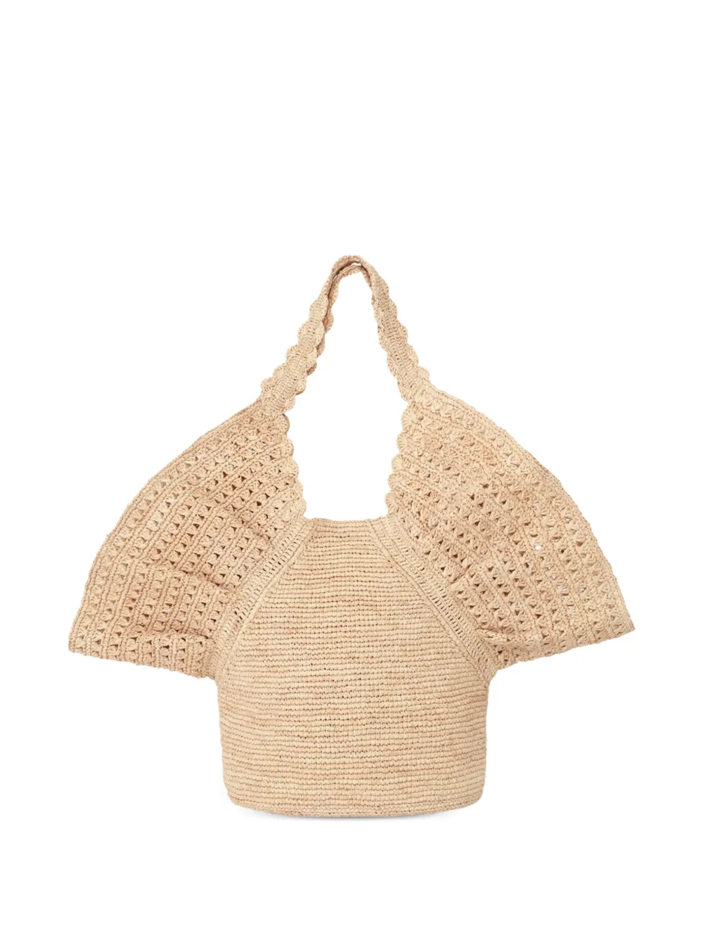 ZIMMERMANN raffia tote bag - Beige