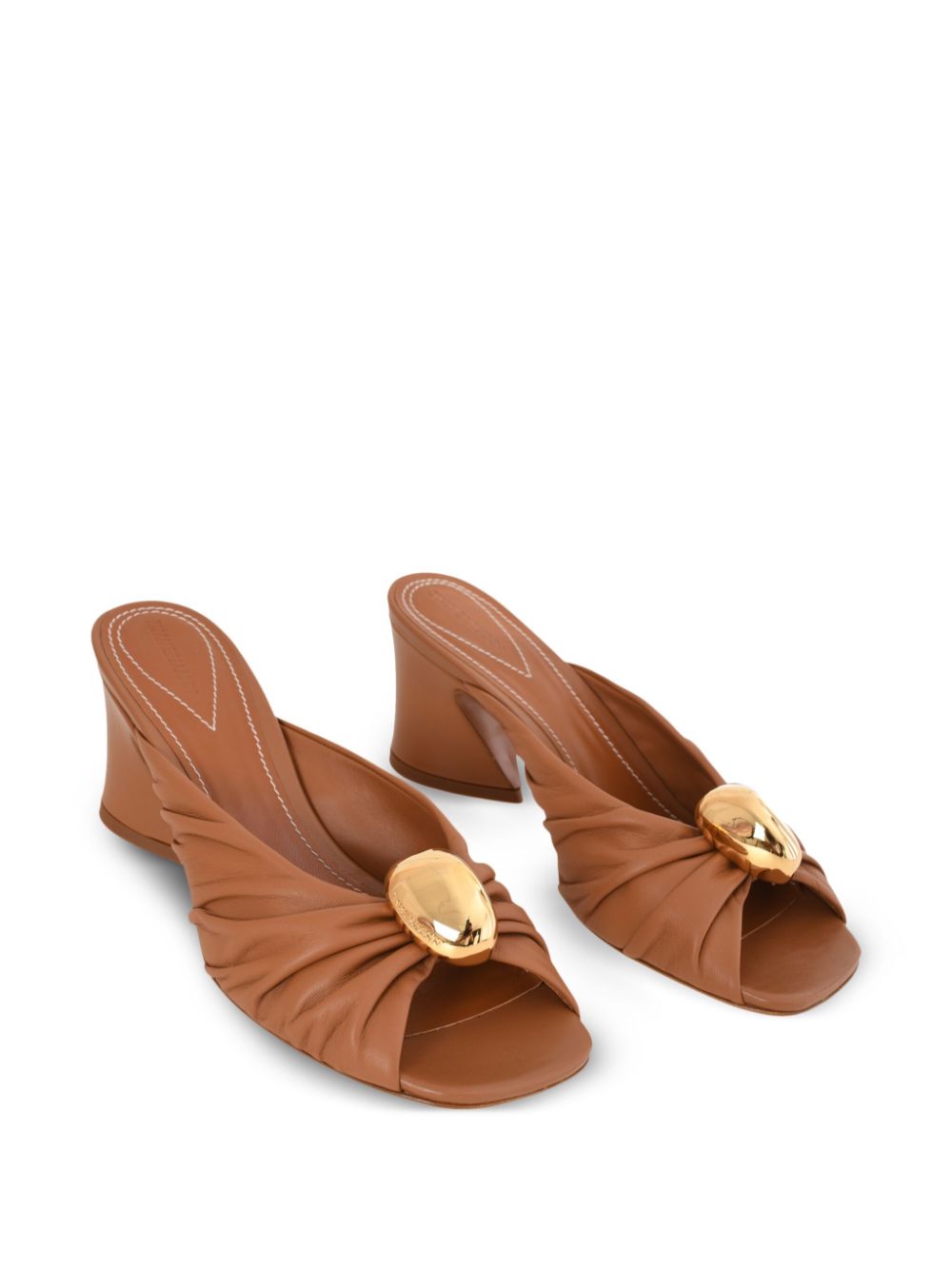 ZIMMERMANN 65mm Gleam mules - Brown