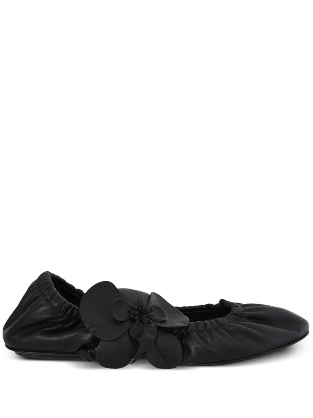 Orchid ballet flats