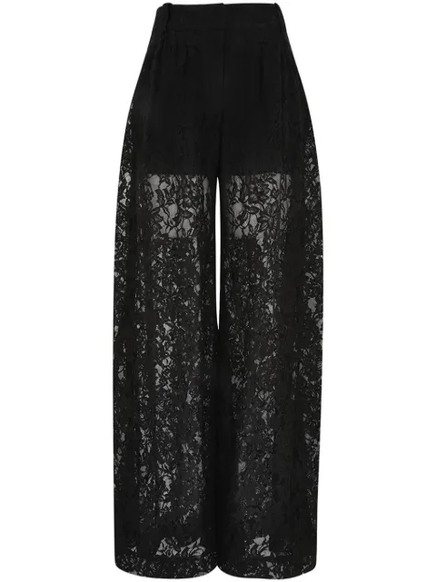 ZIMMERMANN belted lace trousers