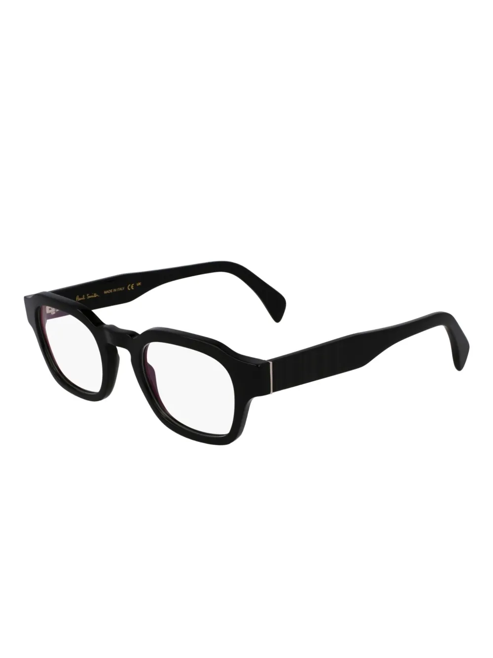 Paul Smith Bril met vierkant montuur en textuur Zwart