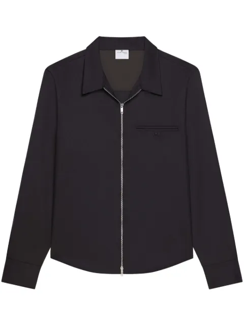 Courrèges zipped twill shirt