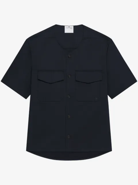 Courrèges collarless shirt