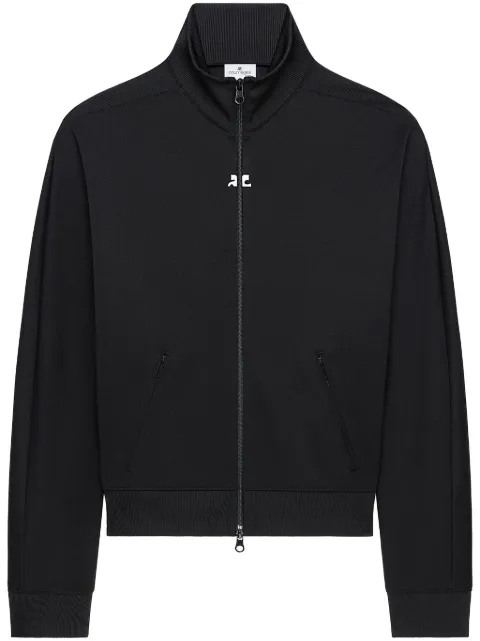 Courrèges logo-embroidered track jacket