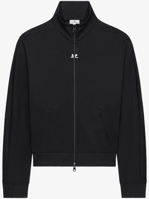 Courrèges logo-embroidered track jacket