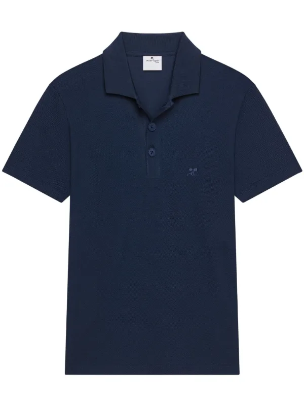 Courrèges AC Polo Shirt in Blue