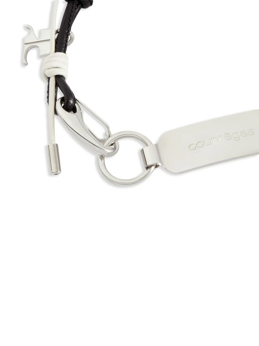 Courrèges Touw armband - Zilver