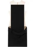 Courrèges Illusion mini dress - Black