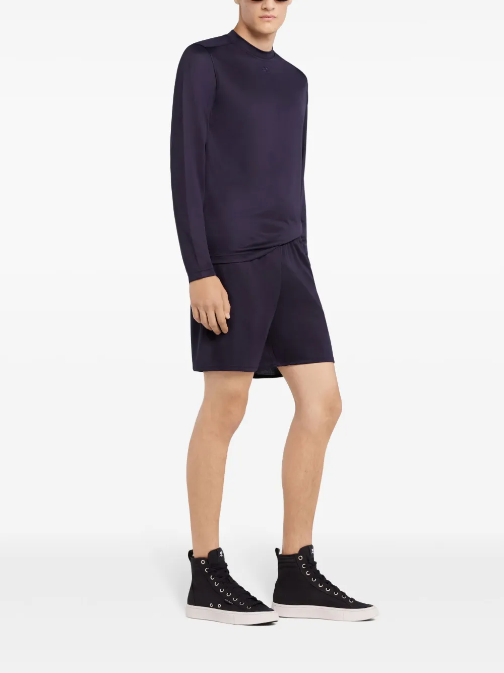 Courrèges Football T-shirt Blauw