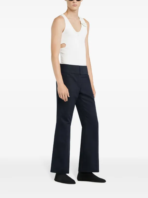 Courrèges 90's cut-out Top | White | FARFETCH