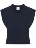 Courrèges knitted top - Black